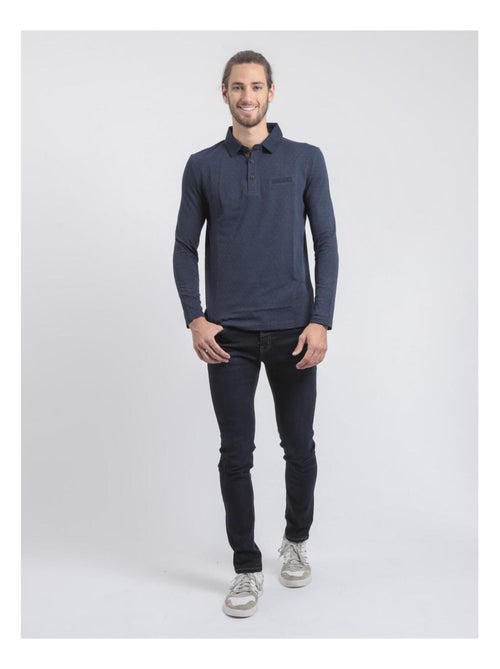 Polo maniche lunghe puro cotone PUMANAR - Kiabi Polo maniche lunghe puro cotone PUMANAR - Kiabi