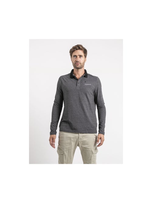 Polo maniche lunghe puro cotone PUNCH - Kiabi Polo maniche lunghe puro cotone PUNCH - Kiabi