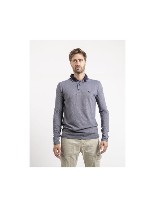 Polo maniche lunghe puro cotone PYTHON - Kiabi