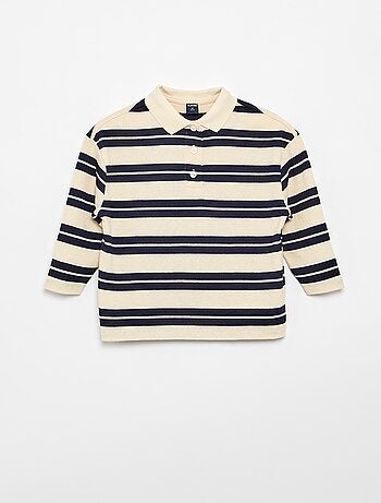 Polo oversize a righe