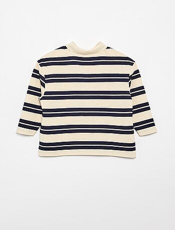 Polo oversize a righe