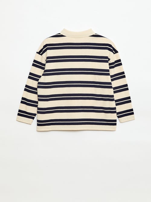 Polo oversize a righe - Kiabi