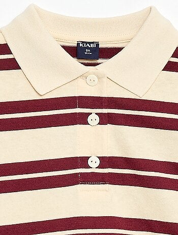 Polo oversize a righe