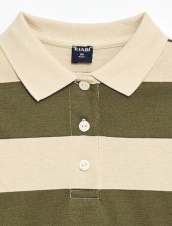 Polo oversize a righe