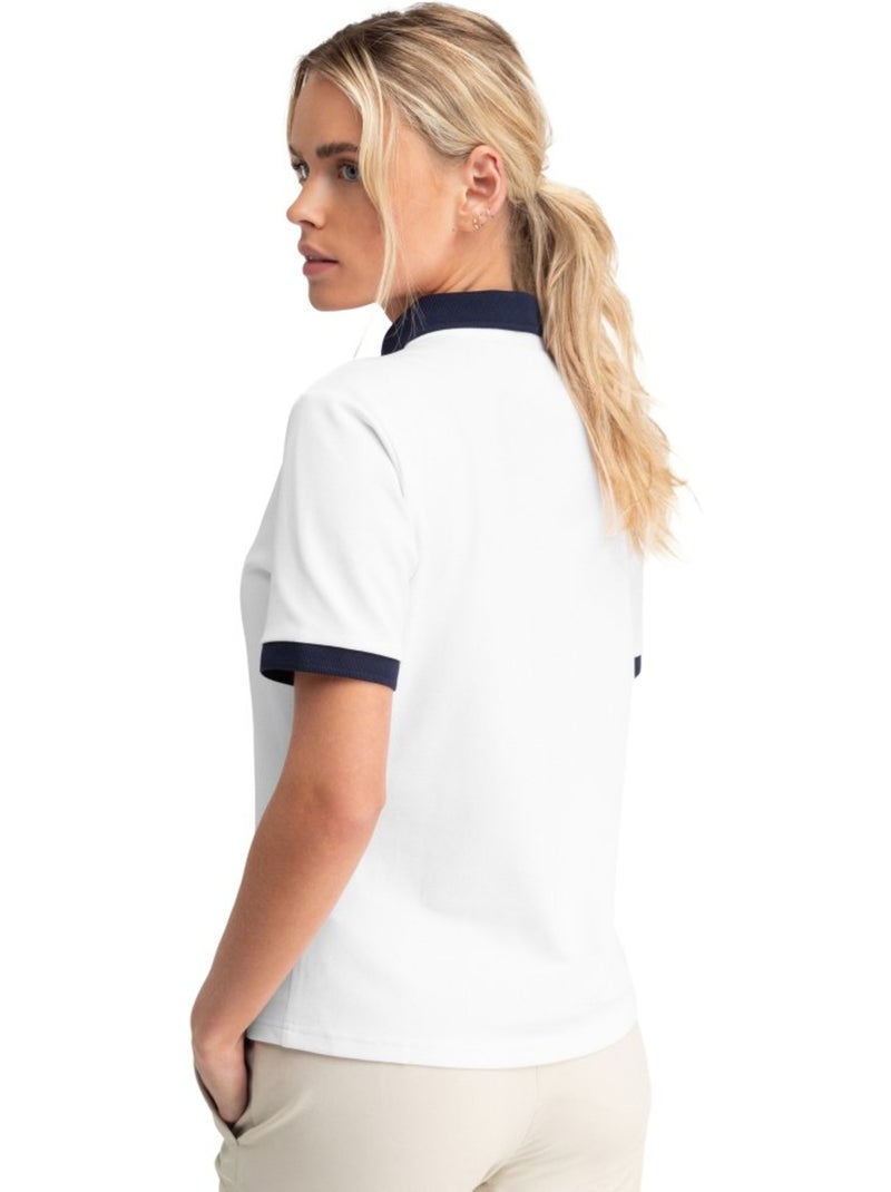 Polo piquet da golf da donna golf donna valderrama Bianco - Kiabi