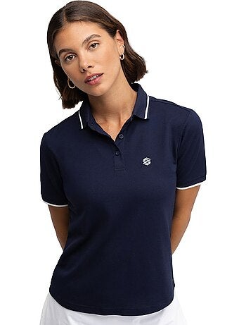 Polo piquet da golf da donna golf donna valderrama navy