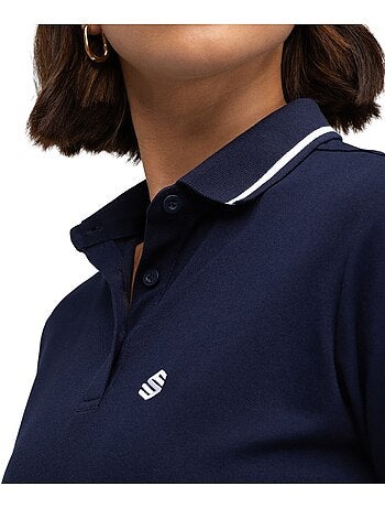 Polo piquet da golf da donna golf donna valderrama navy