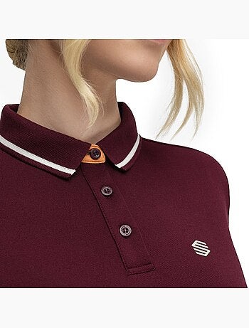 Polo piquet da golf da donna golf donna valderrama-w cherry