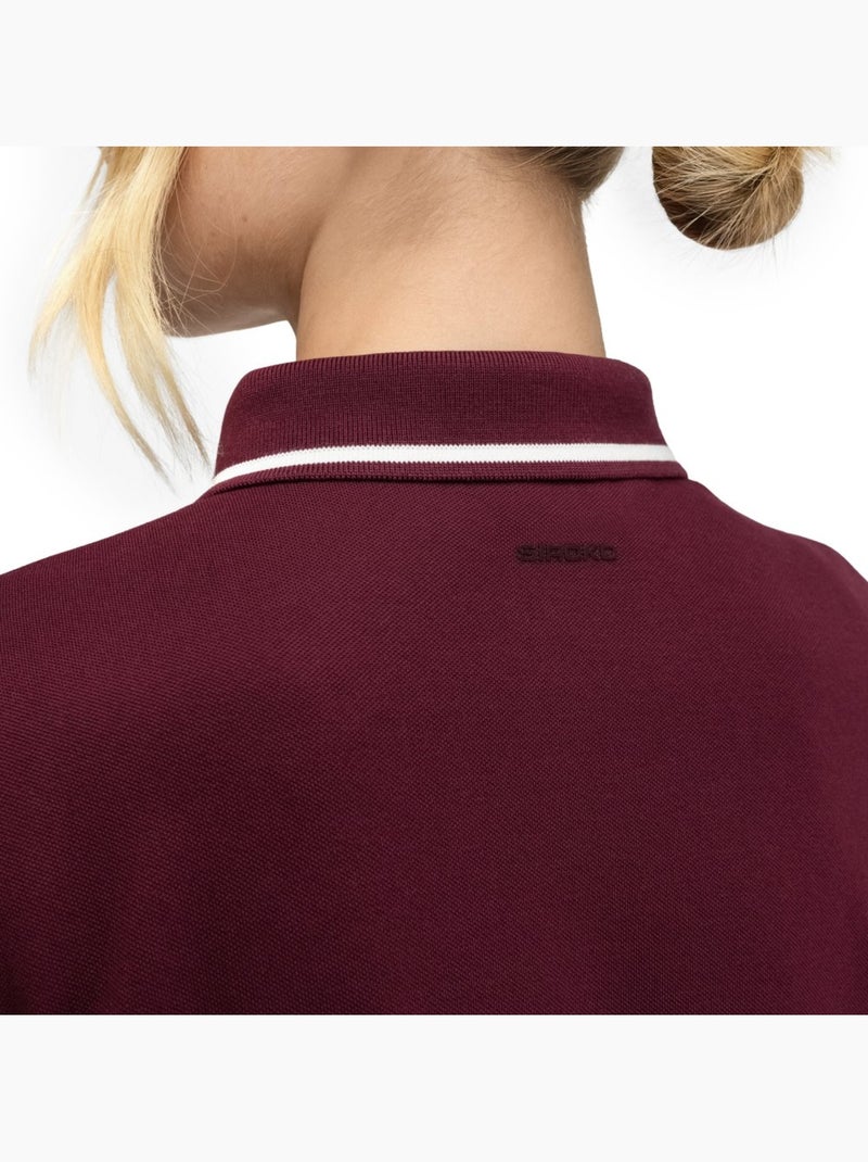 Polo piquet da golf da donna golf donna valderrama-w cherry Rosso - Kiabi