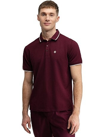 Polo piquet da golf da uomo golf uomo pinehurst cherry