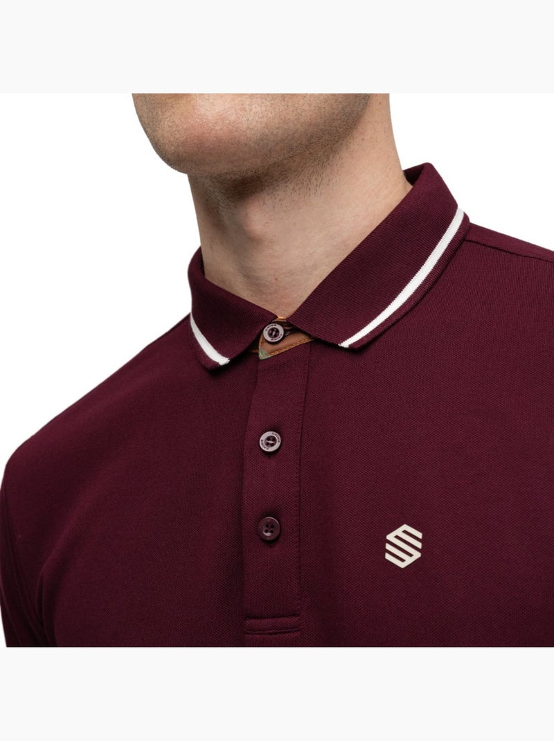 Polo piquet da golf da uomo golf uomo pinehurst cherry Rosso - Kiabi
