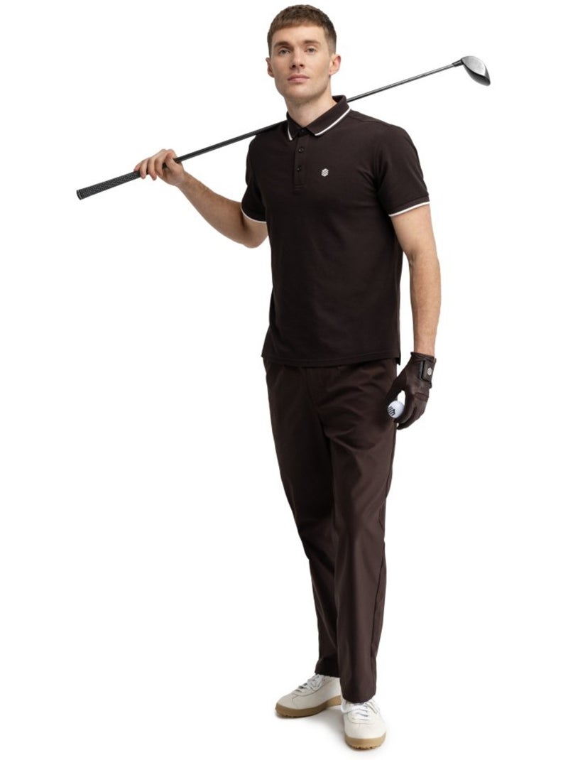 Polo piquet da golf da uomo golf uomo pinehurst dark Marrone - Kiabi