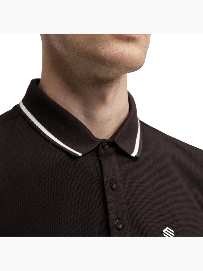 Polo piquet da golf da uomo golf uomo pinehurst dark Marrone - Kiabi