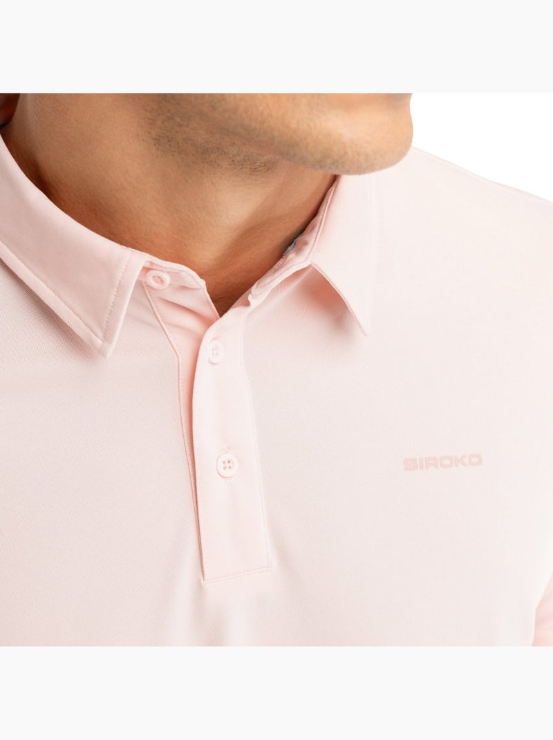 Polo piquet da tennis da uomo tennis uomo slice Rosa - Kiabi