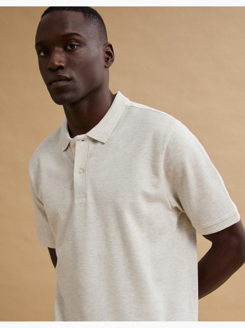 Polo Piquet, MO Fashion Beige - Kiabi