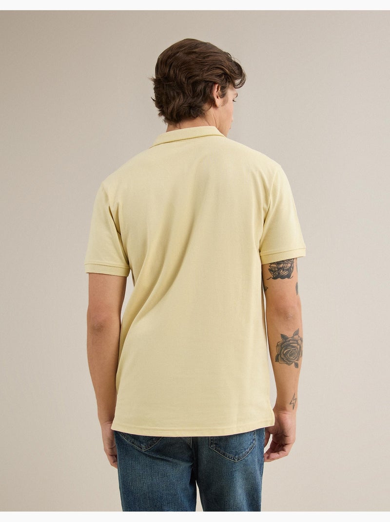 Polo piquet, mo fashion Giallo - Kiabi