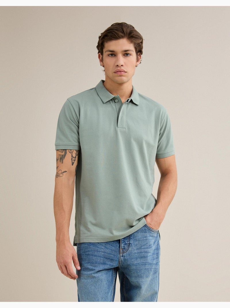Polo piquet, mo fashion Grigio - Kiabi