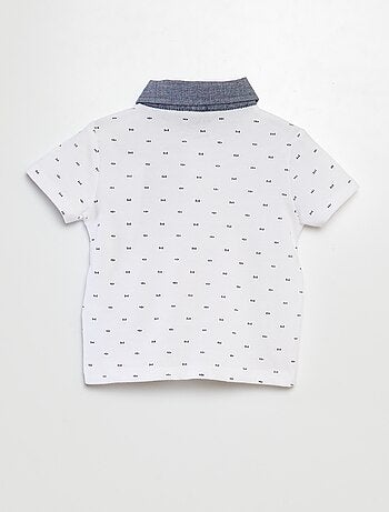 Polo polo piqué in cotone cotone piqué