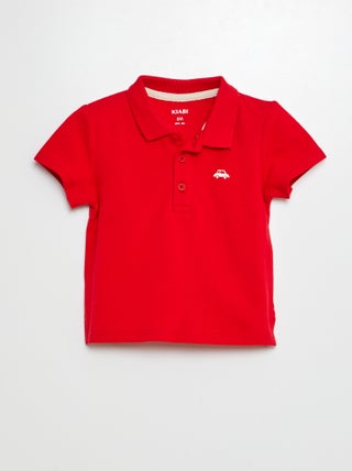 Polo polo piqué in cotone cotone piqué