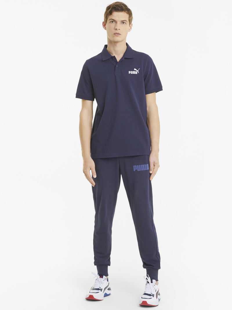 Polo 'Puma' in piqué di cotone BLU - Kiabi