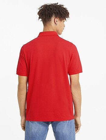 Polo 'Puma' in piqué di cotone