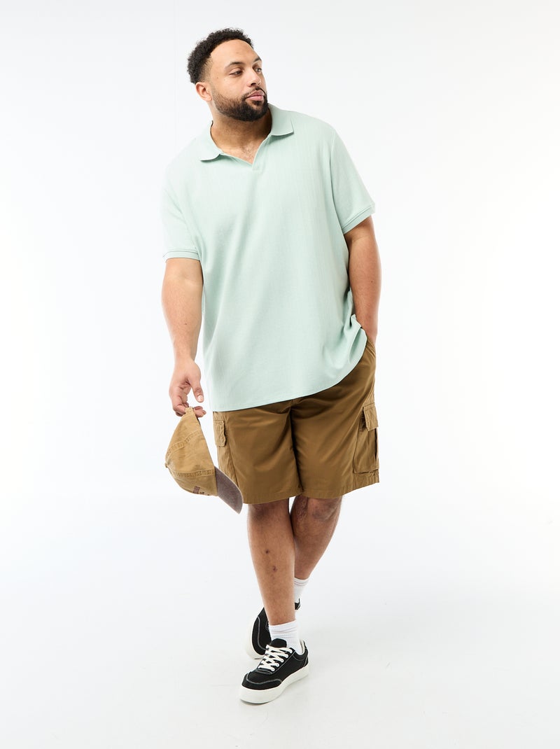 Polo regular fit a maniche corte Blu - Kiabi
