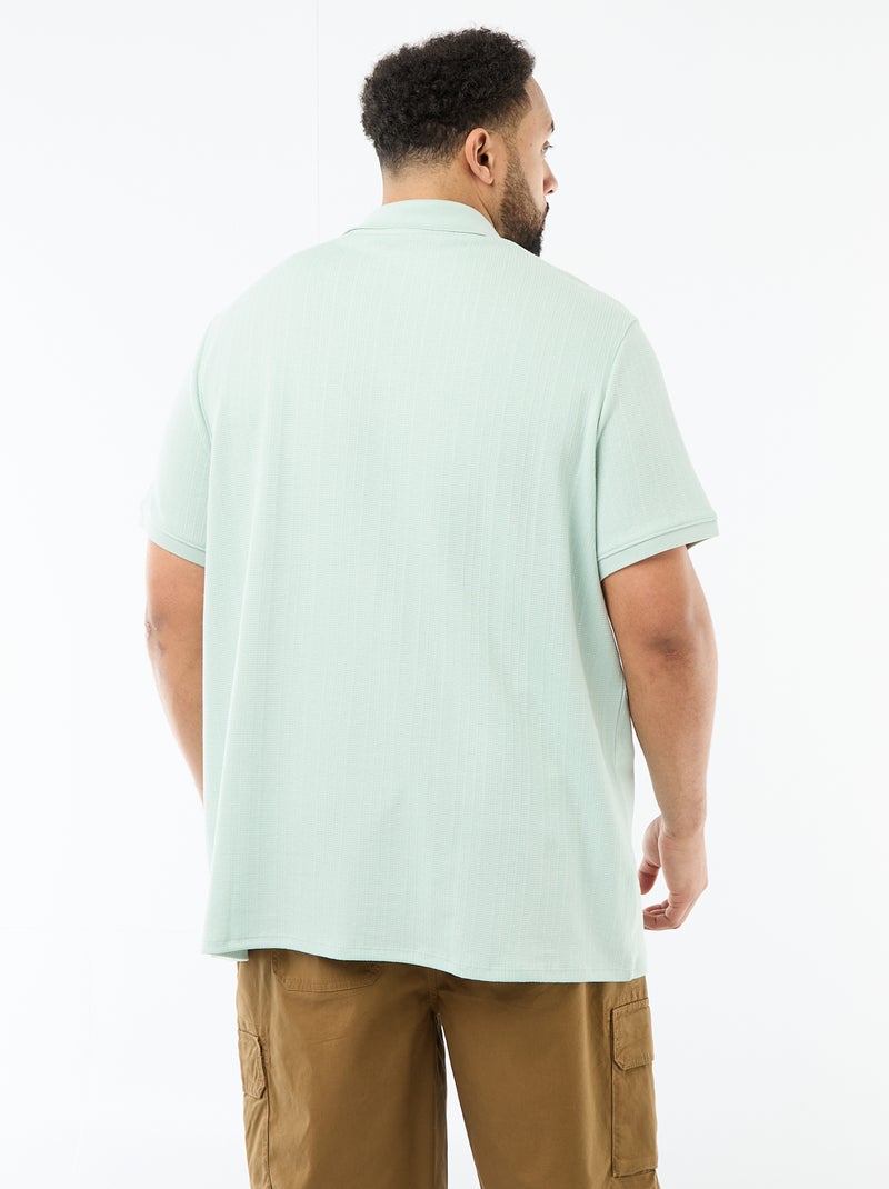 Polo regular fit a maniche corte Blu - Kiabi