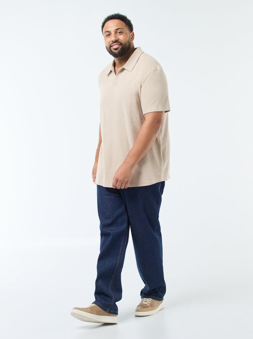 Polo regular in cotone tinta unita - Kiabi