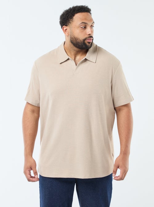 Polo regular in cotone tinta unita - Kiabi
