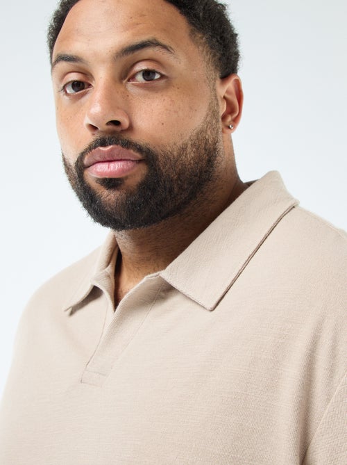 Polo regular in cotone tinta unita - Kiabi