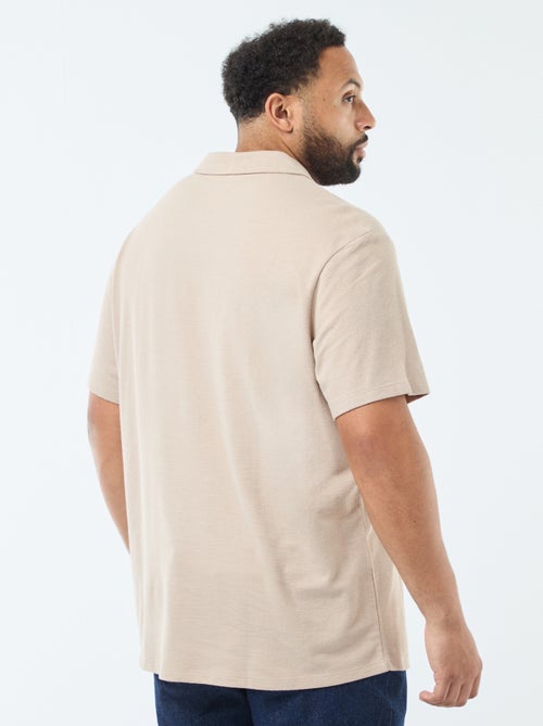 Polo regular in cotone tinta unita - Kiabi