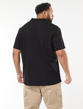 Polo regular in cotone tinta unita