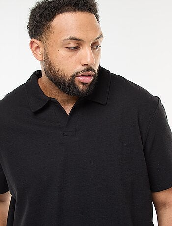 Polo regular in cotone tinta unita