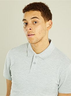 Polo regular tinta unita - Kiabi