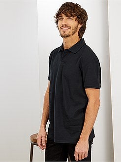 Polo regular tinta unita - Kiabi