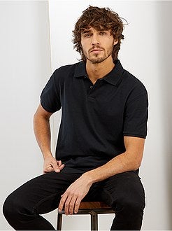 Polo regular tinta unita - Kiabi