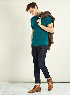 Polo regular tinta unita - Kiabi