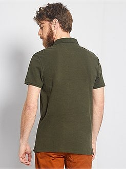 Uomo dalla S alla XXL - Polo regular tinta unita - Kiabi