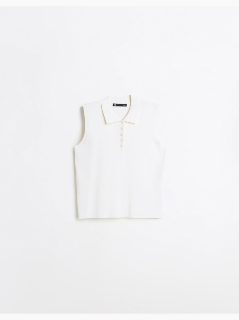Polo senza maniche, mo fashion Beige - Kiabi