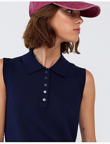 Polo senza maniche, mo fashion