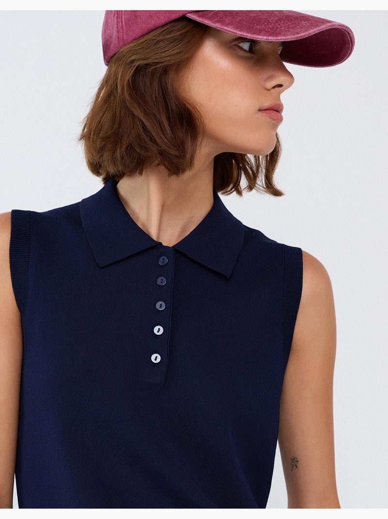 Polo senza maniche, mo fashion Blu - Kiabi