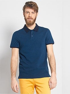 Polo slim a pois - Kiabi