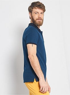 Polo slim a pois - Kiabi