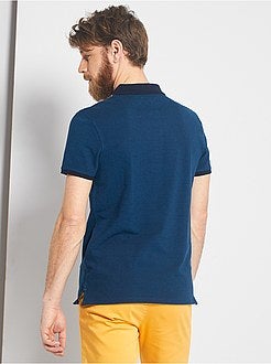 Polo slim a pois - Kiabi