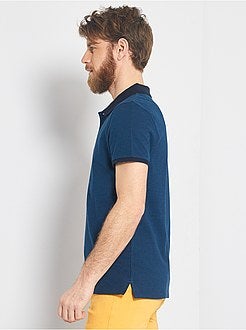 Polo slim a pois - Kiabi