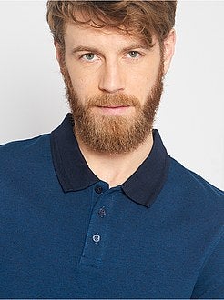 Polo slim a pois - Kiabi