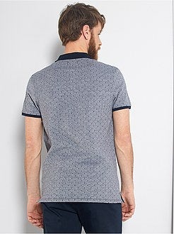 Polo slim a pois - Kiabi