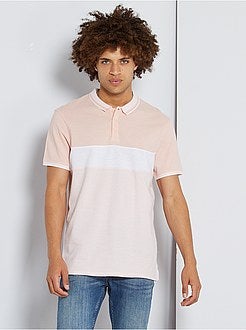 Polo slim colorblock - Kiabi