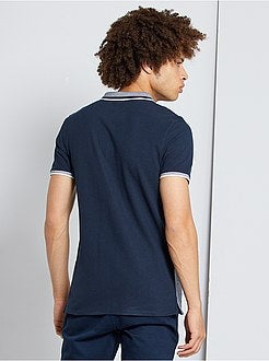 Polo slim colorblock - Kiabi