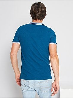 Polo slim colorblock - Kiabi